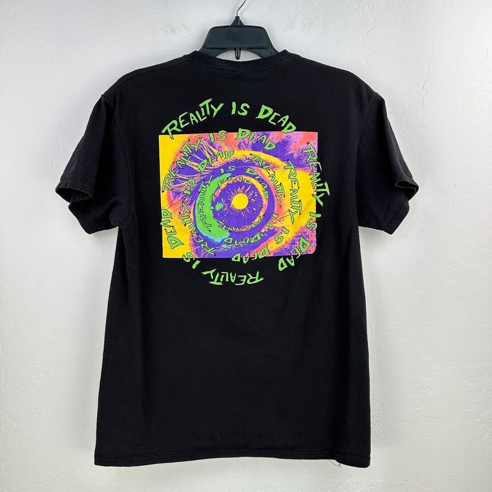 Teenage Tshirt Reality Is Dead Mens M Black‎ Streetwear Sneakerhead Hype Beast - Picture 2 of 9